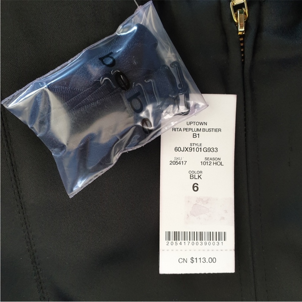 Elegant Black Peplum Top